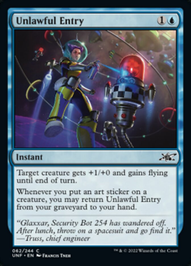 Unlawful Entry - [Foil] Unfinity (UNF)