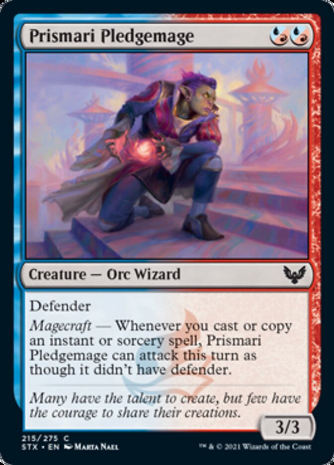 Prismari Pledgemage - [Foil] Strixhaven: School of Mages (STX)