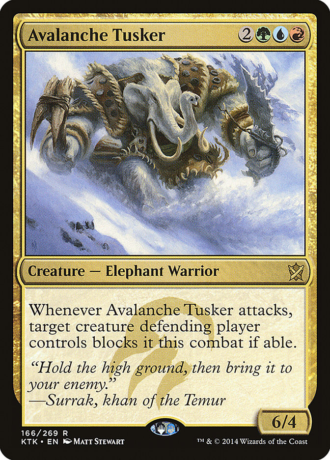 Avalanche Tusker - [Foil] Khans of Tarkir (KTK)