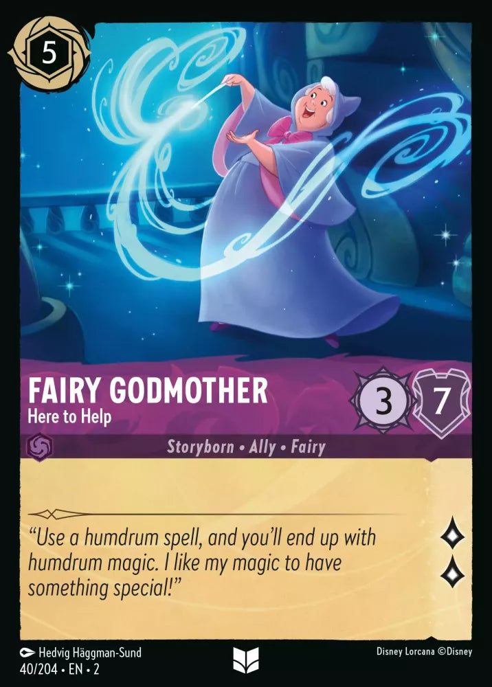 Fairy Godmother - Here to Help - [Foil] Rise of the Floodborn (2)