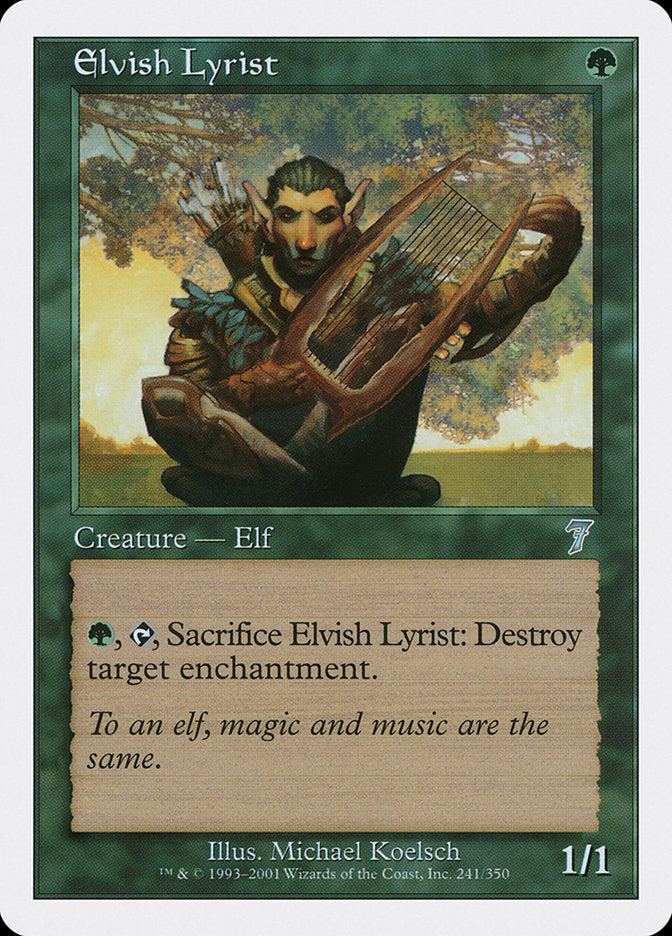 Elvish Lyrist - Seventh Edition (7ED)