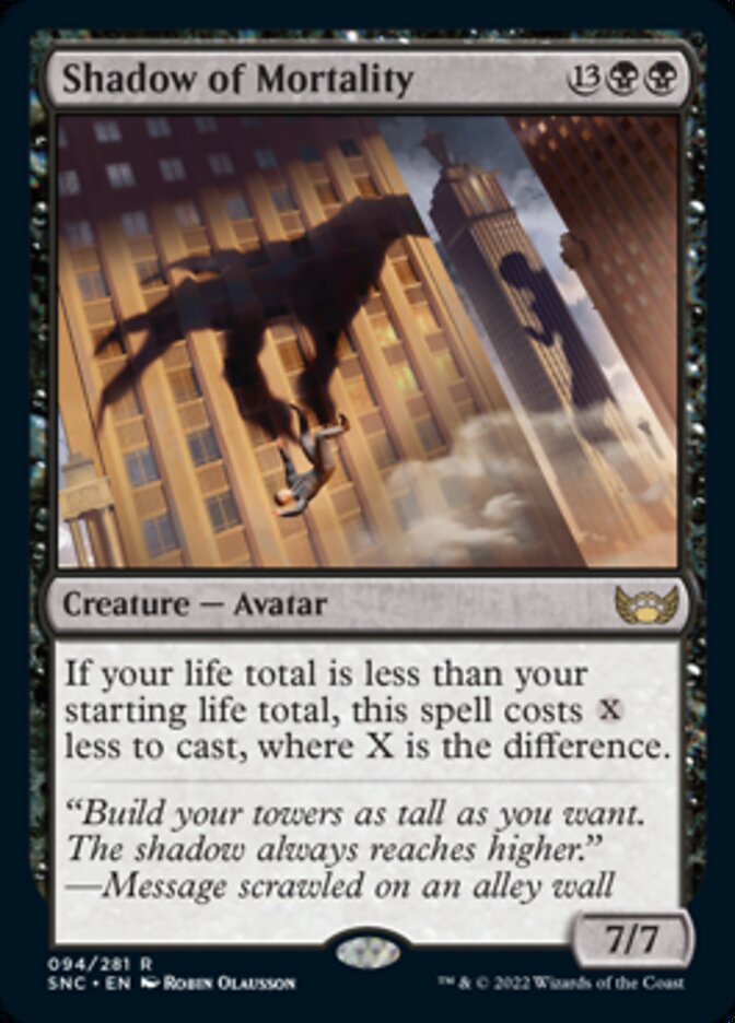 Shadow of Mortality - [Foil] Streets of New Capenna (SNC)