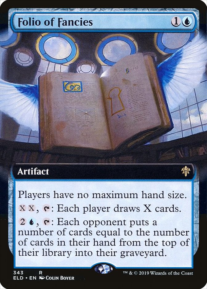Folio of Fancies - [Foil, Extended Art] Throne of Eldraine (ELD)
