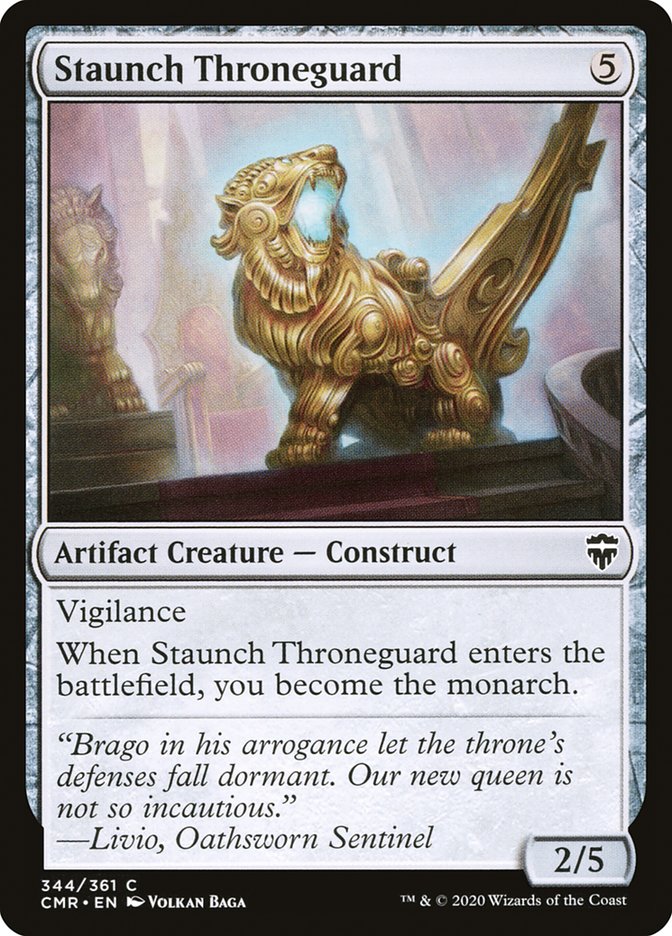 Staunch Throneguard - [Foil] Commander Legends (CMR)