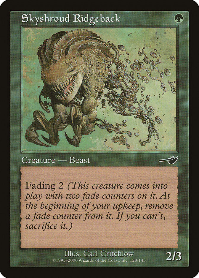 Skyshroud Ridgeback - [Foil] Nemesis (NEM)