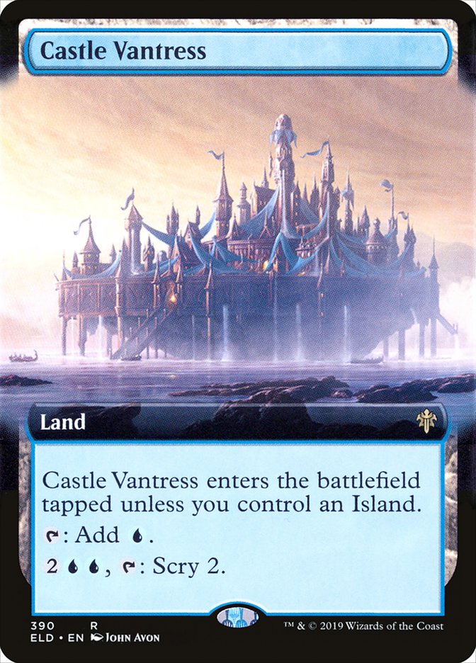 Castle Vantress - [Foil, Extended Art] Throne of Eldraine (ELD)