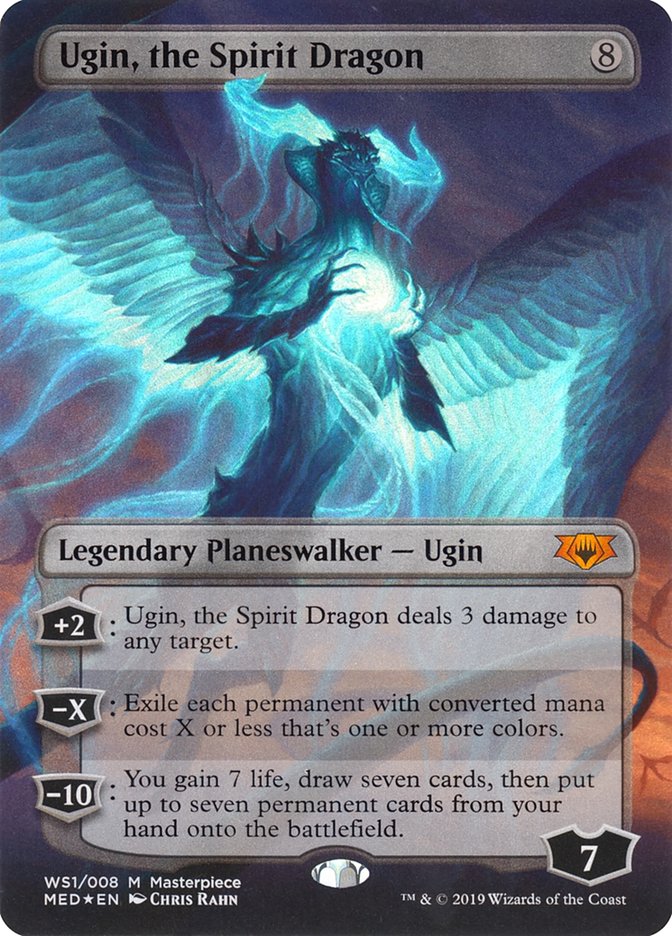 Ugin, the Spirit Dragon - [Foil, Borderless] Mythic Edition (MED)
