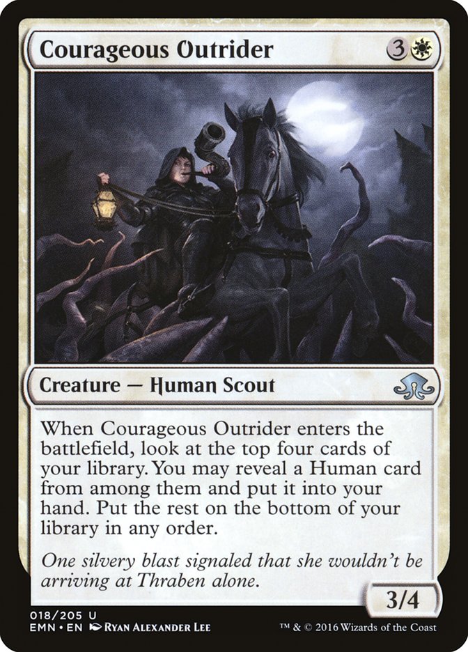 Courageous Outrider - [Foil] Eldritch Moon (EMN)