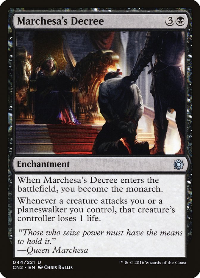 Marchesa's Decree - [Foil] Conspiracy: Take the Crown (CN2)