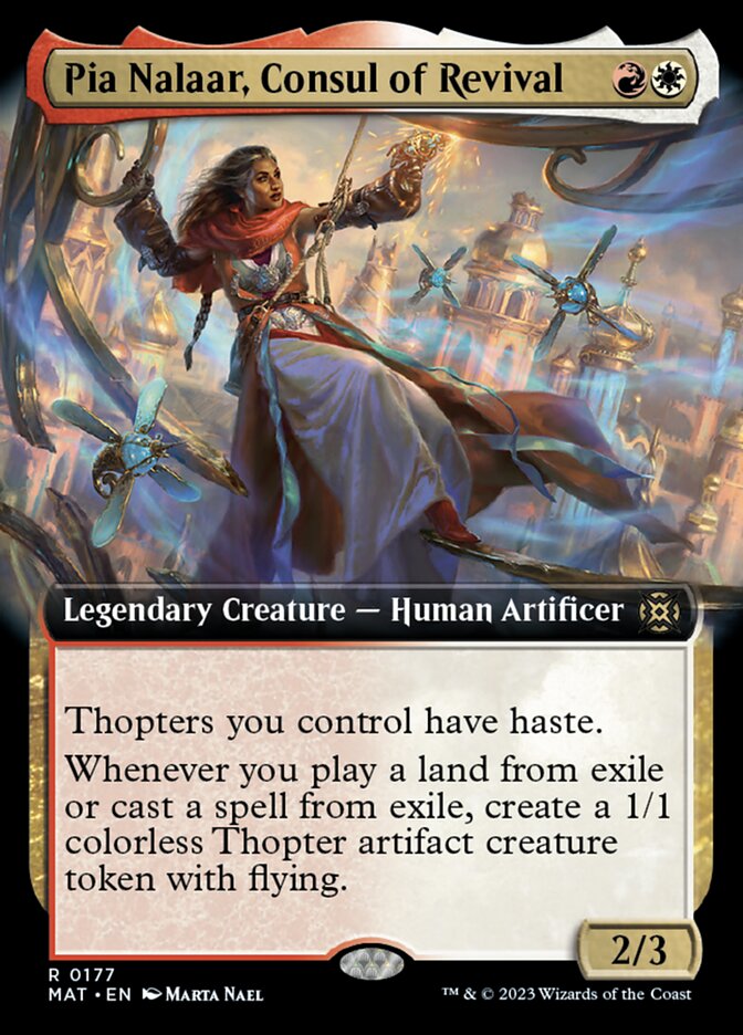 Pia Nalaar, Consul of Revival - [Foil, Extended Art] March of the Machine: The Aftermath (MAT)