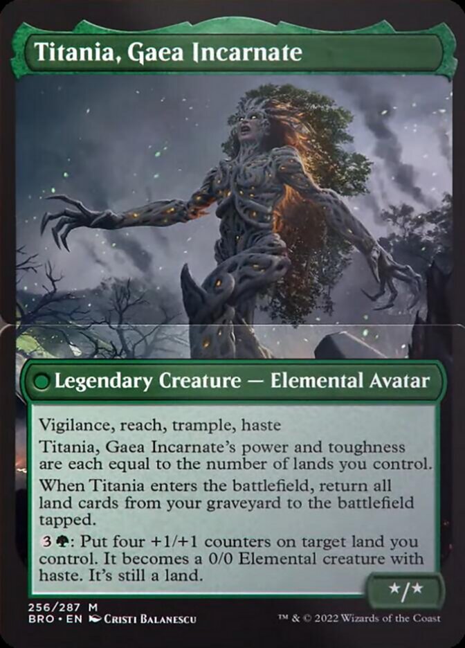 Titania, Gaea Incarnate - [Foil] The Brothers' War (BRO)