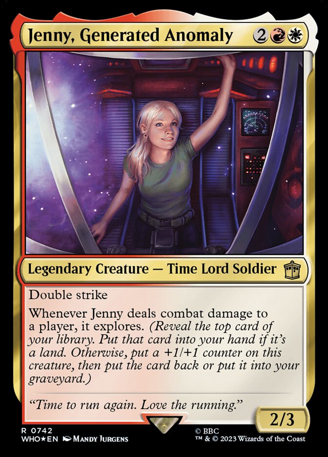 Jenny, Generated Anomaly - [Surge Foil] Doctor Who (WHO)