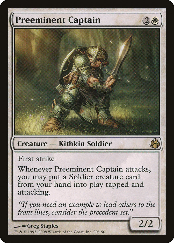 Preeminent Captain - [Foil] Morningtide (MOR)