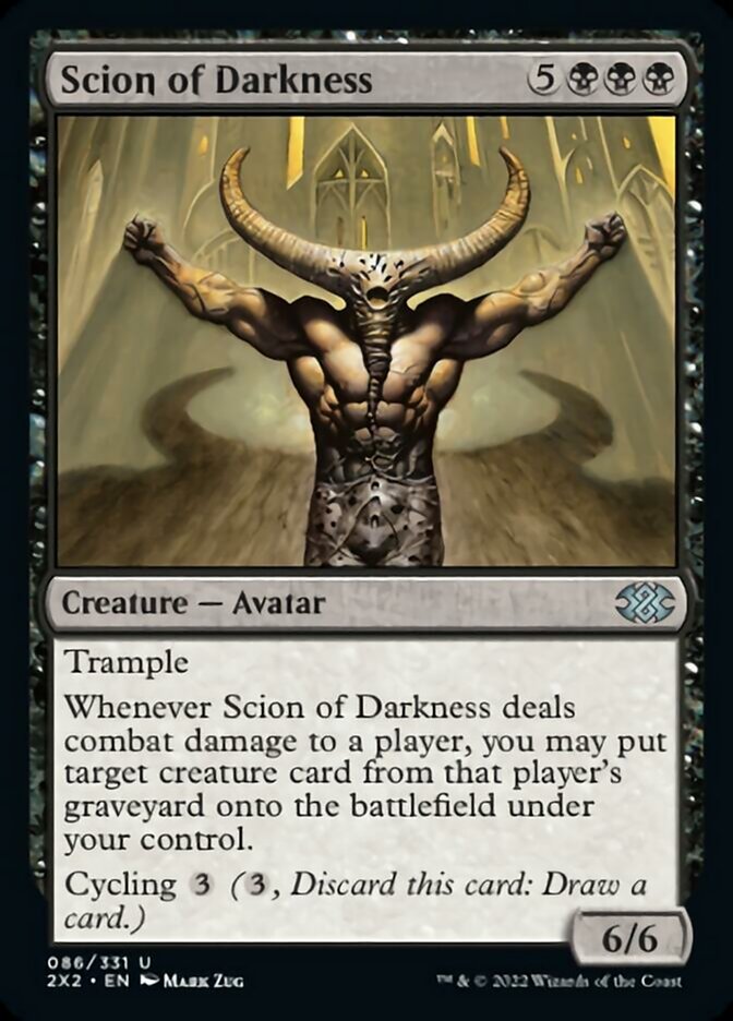 Scion of Darkness - [Foil] Double Masters 2022 (2X2)