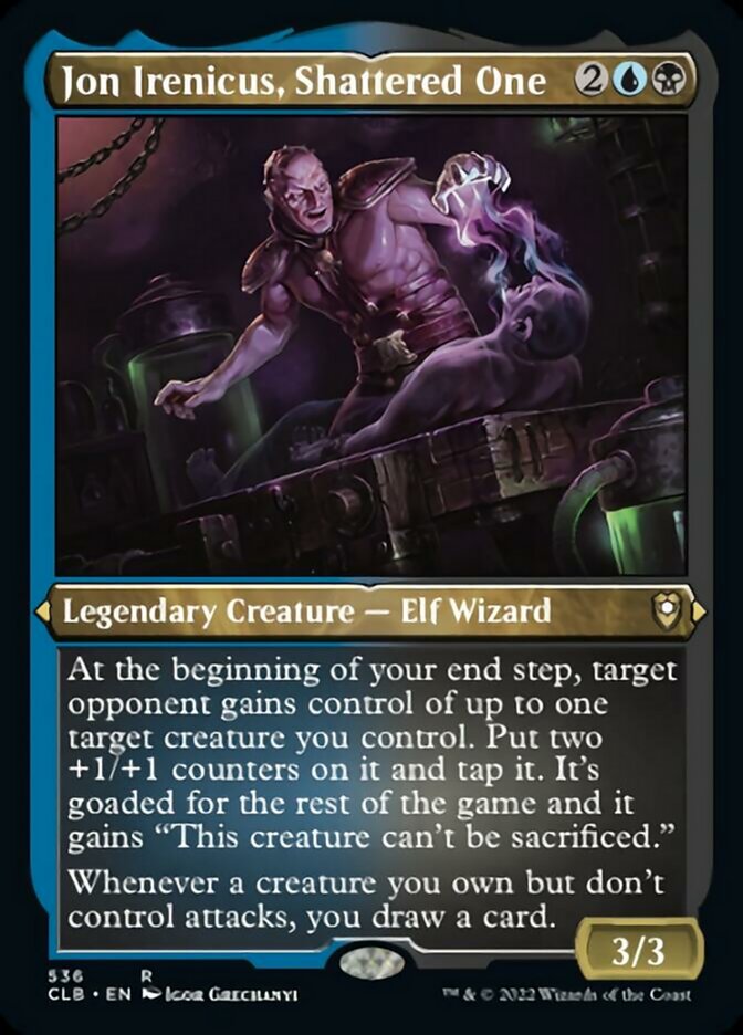 Jon Irenicus, Shattered One - [Etched Foil] Commander Legends: Battle for Baldur's Gate (CLB)