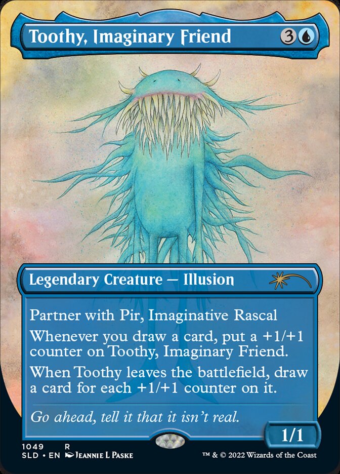 Toothy, Imaginary Friend (1049) - [Foil, Borderless] Secret Lair Drop (SLD)