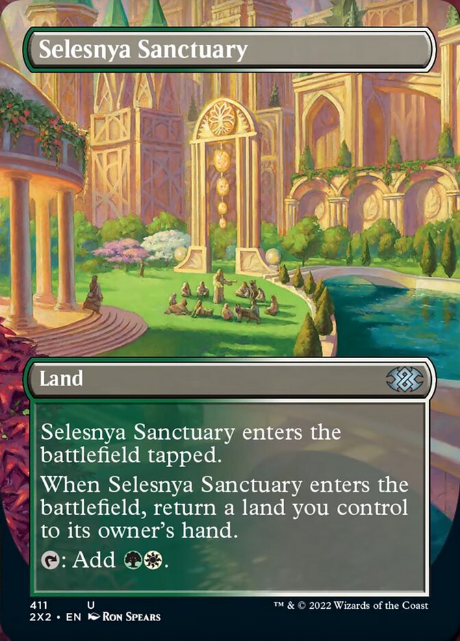 Selesnya Sanctuary - [Foil, Borderless] Double Masters 2022 (2X2)