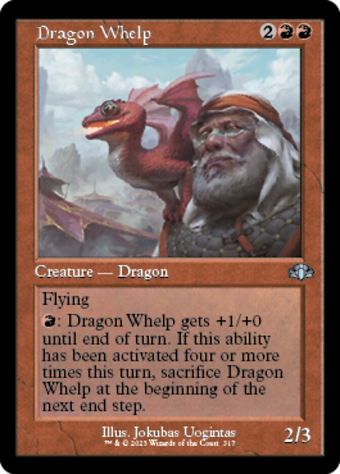 Dragon Whelp - [Retro Frame] Dominaria Remastered (DMR)