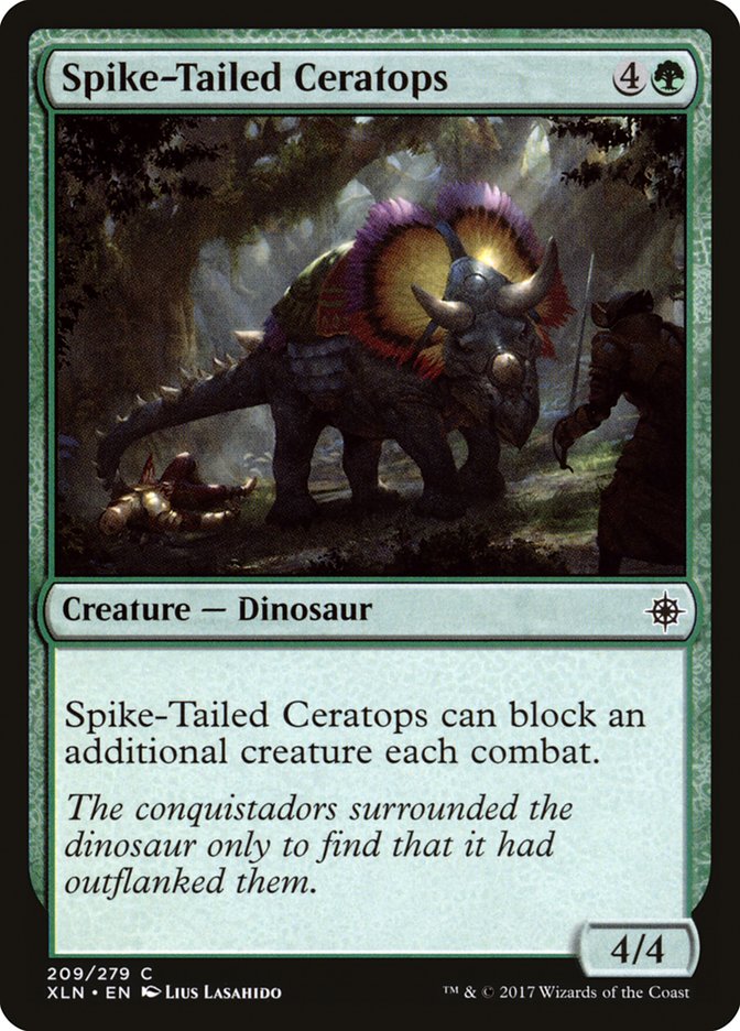 Spike-Tailed Ceratops - [Foil] Ixalan (XLN)