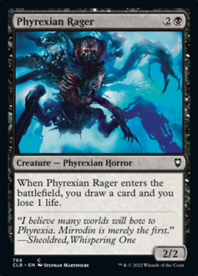 Phyrexian Rager - Commander Legends: Battle for Baldur's Gate (CLB)