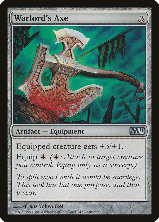 Warlord's Axe - [Foil] Magic 2011 (M11)