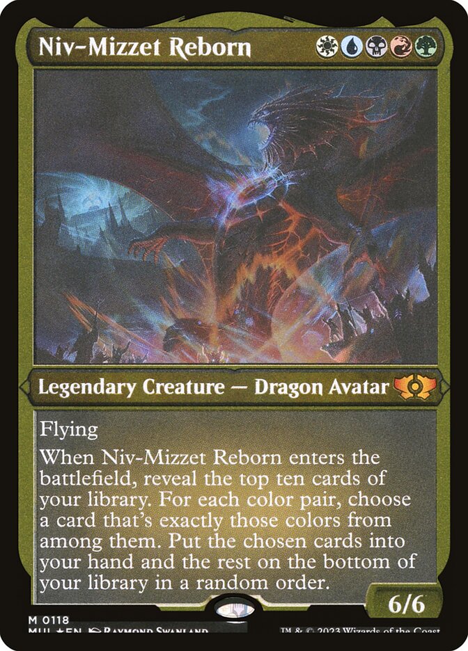 Niv-Mizzet Reborn - [Etched Foil] Multiverse Legends (MUL)