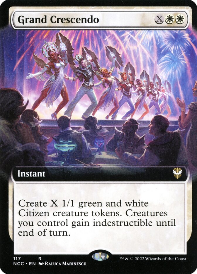 Grand Crescendo - [Foil, Extended Art] New Capenna Commander (NCC)
