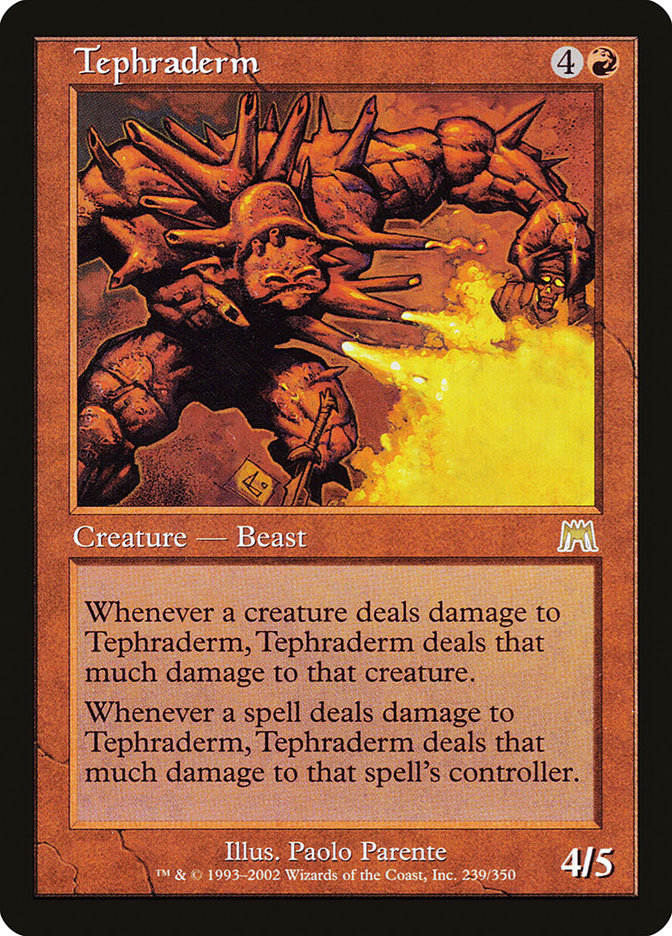 Tephraderm - [Foil, Retro Frame] Onslaught (ONS)