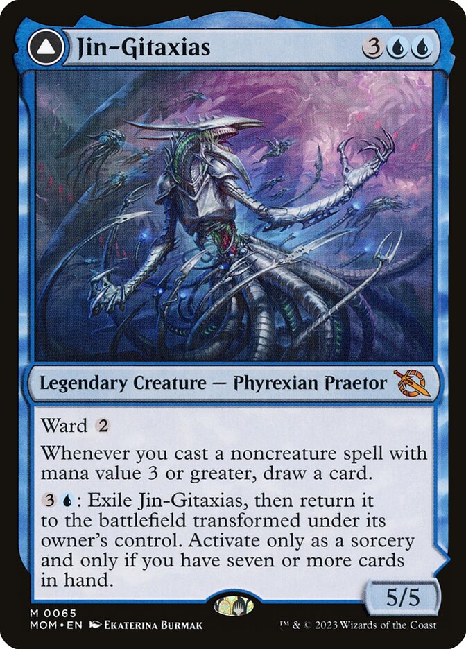 Jin-Gitaxias // The Great Synthesis - [Foil] March of the Machine (MOM)