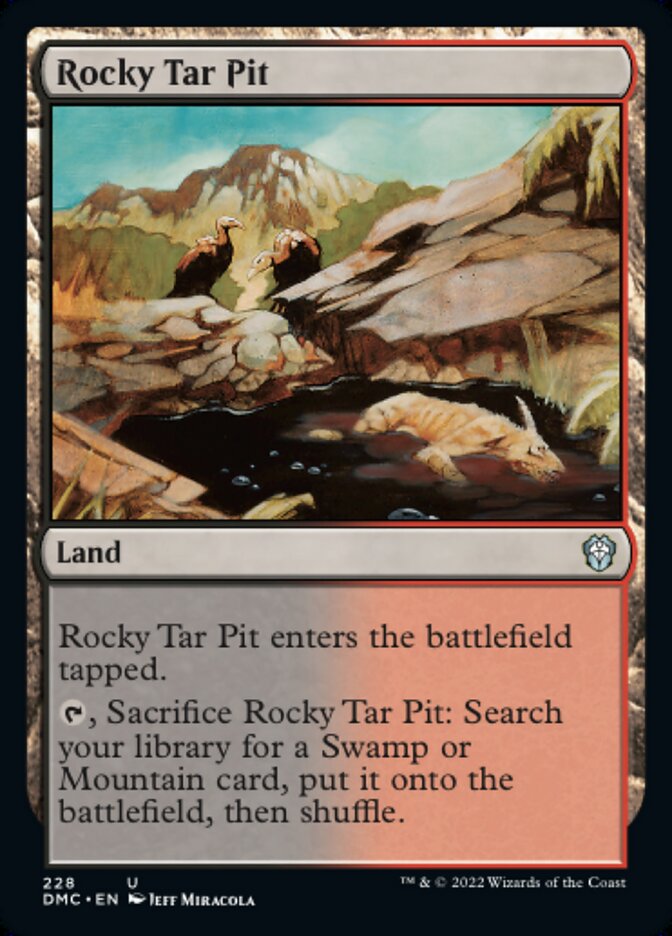 Rocky Tar Pit - Dominaria United Commander (DMC)