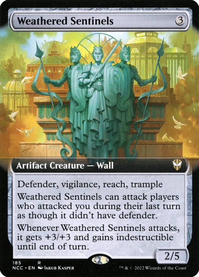 Weathered Sentinels - [Foil, Extended Art] New Capenna Commander (NCC)