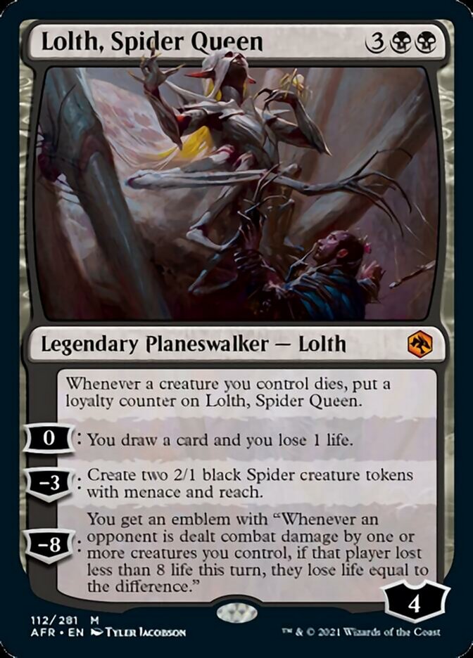 Lolth, Spider Queen - [Foil] Adventures in the Forgotten Realms (AFR)