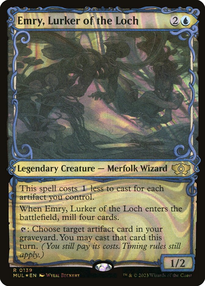 Emry, Lurker of the Loch - [Halo Foil, Showcase] Multiverse Legends (MUL)