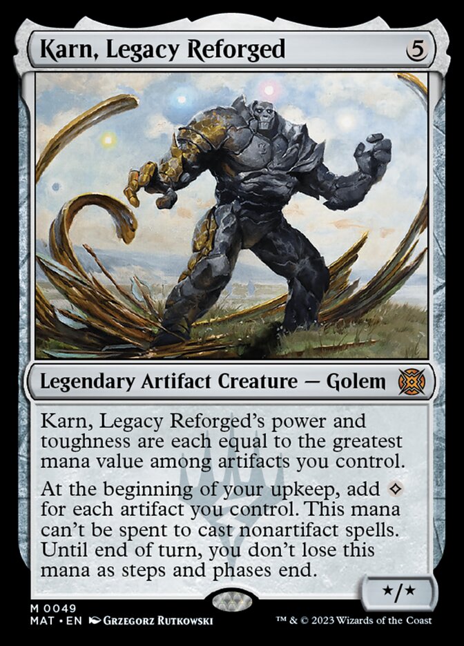 Karn, Legacy Reforged - March of the Machine: The Aftermath (MAT)