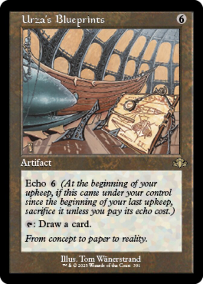 Urza's Blueprints - [Foil, Retro Frame] Dominaria Remastered (DMR)