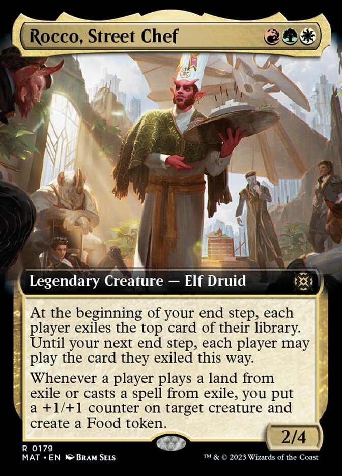 Rocco, Street Chef - [Foil, Extended Art] March of the Machine: The Aftermath (MAT)