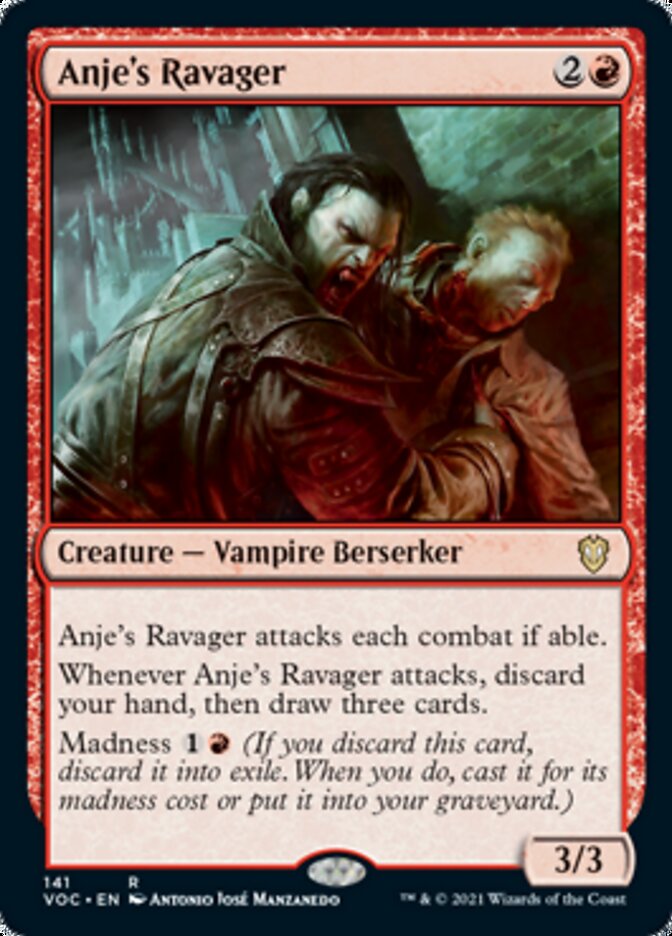 Anje's Ravager - [Foil] Crimson Vow Commander (VOC)