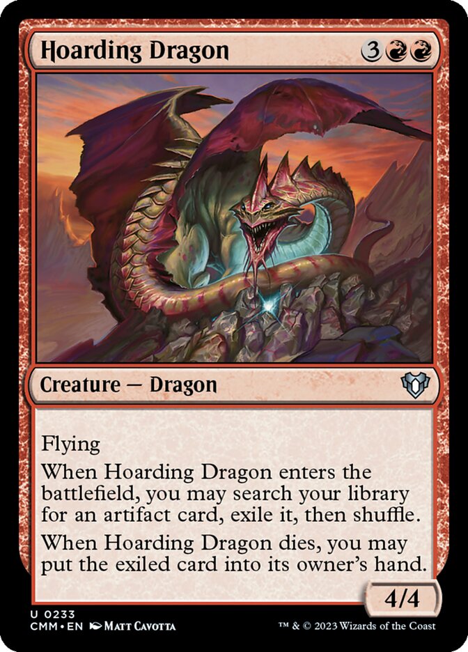 Hoarding Dragon - [Foil] Commander Masters (CMM)