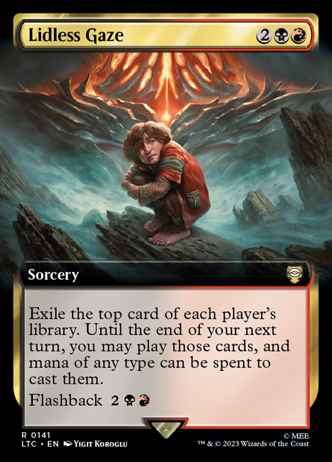 Lidless Gaze - [Foil, Extended Art] Tales of Middle-earth Commander (LTC)