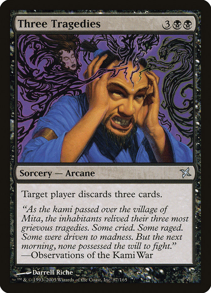 Three Tragedies - [Foil] Betrayers of Kamigawa (BOK)
