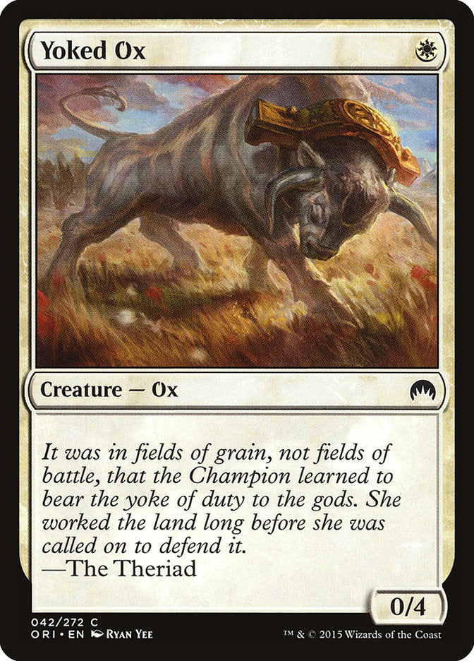 Yoked Ox - [Foil] Magic Origins (ORI)