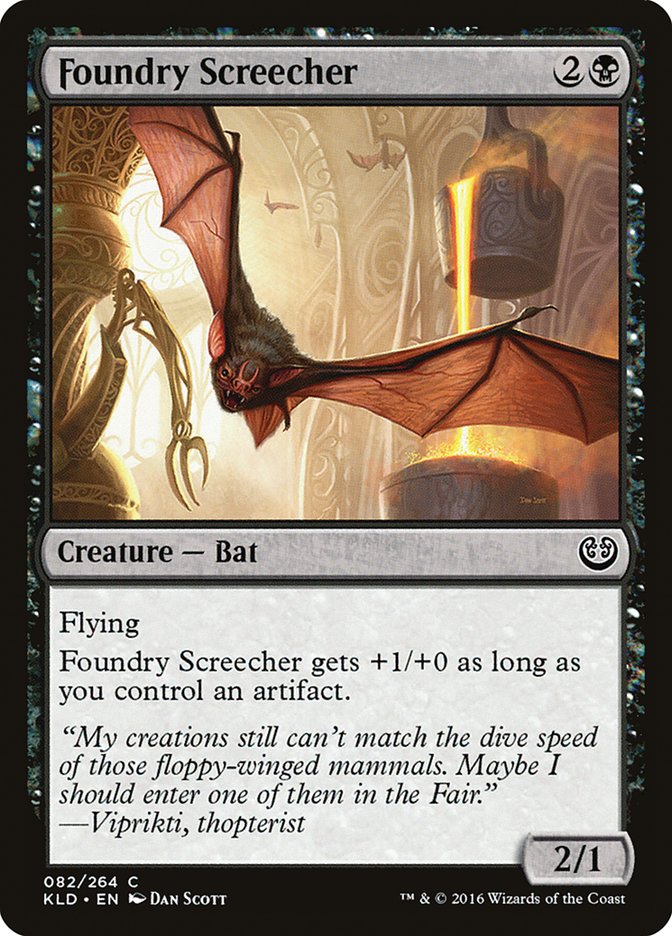 Foundry Screecher - [Foil] Kaladesh (KLD)