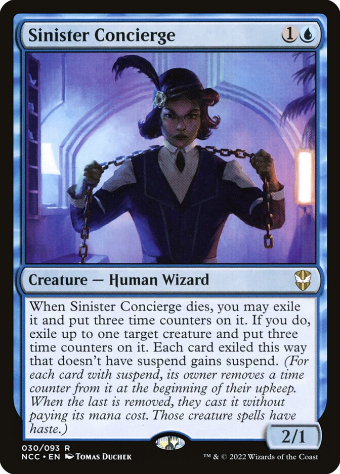 Sinister Concierge - [Foil] New Capenna Commander (NCC)