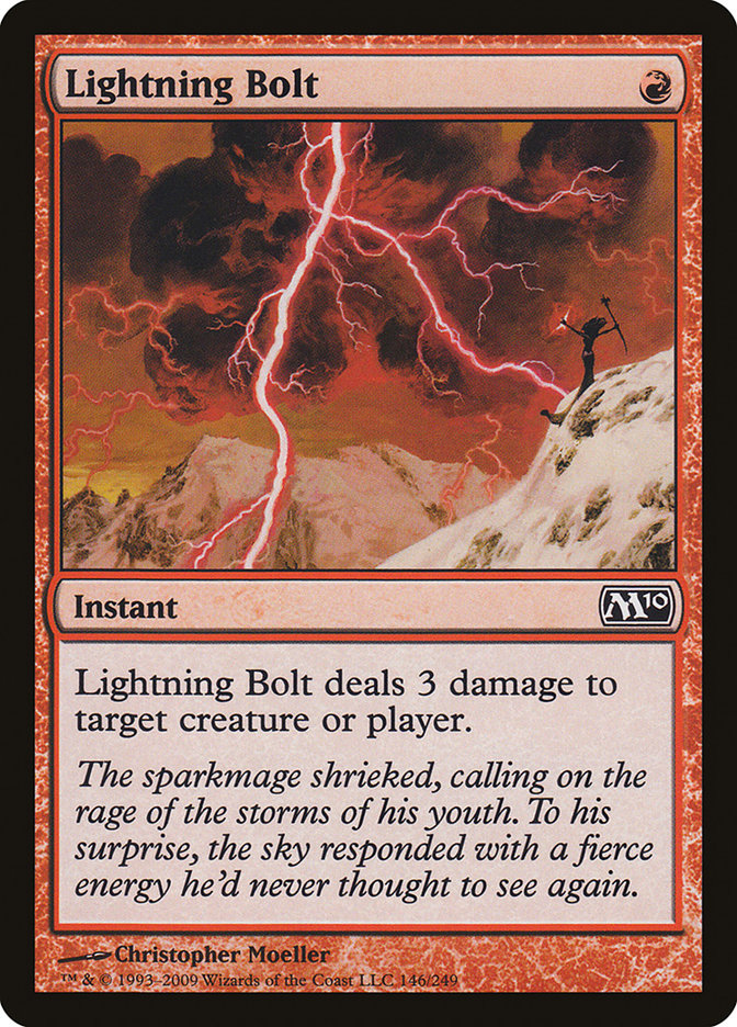 Lightning Bolt - [Foil] Magic 2010 (M10)