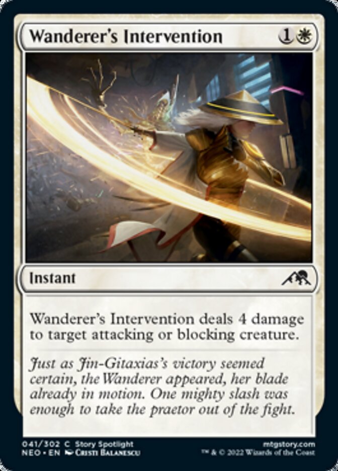 Wanderer's Intervention - [Foil] Kamigawa: Neon Dynasty (NEO)
