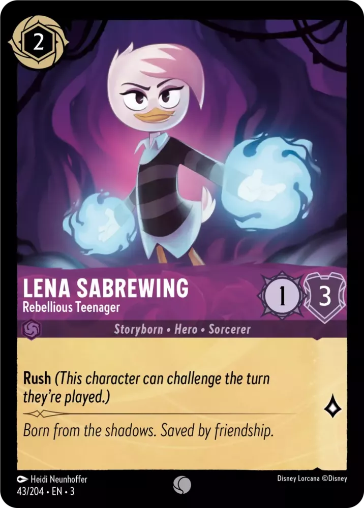 Lena Sabrewing - Rebellious Teenager - [Foil] Into the Inklands (3)
