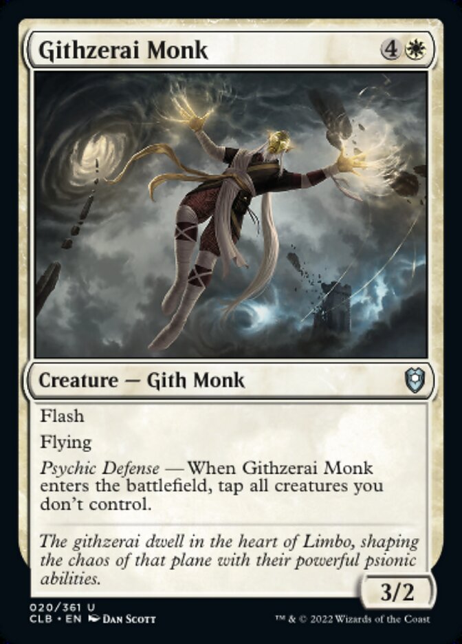 Githzerai Monk - Commander Legends: Battle for Baldur's Gate (CLB)