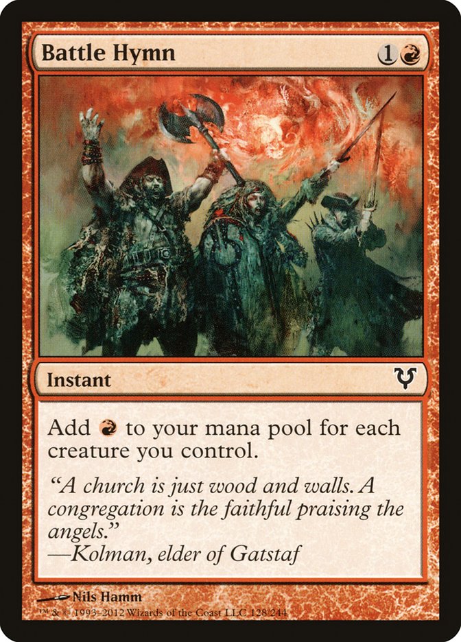 Battle Hymn - [Foil] Avacyn Restored (AVR)