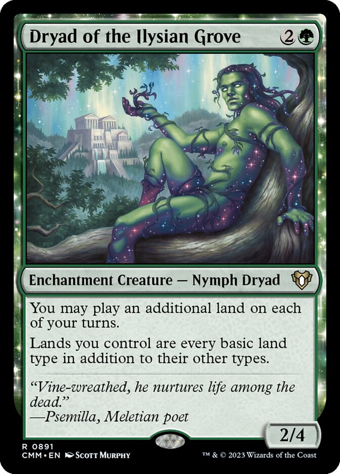 Dryad of the Ilysian Grove - [Foil] Commander Masters (CMM)