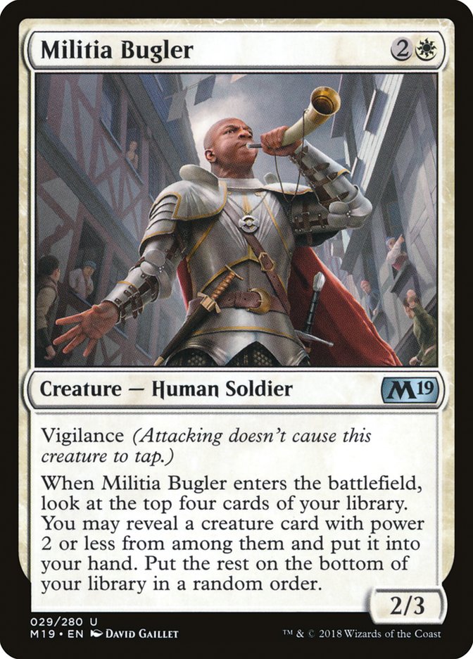 Militia Bugler - [Foil] Core Set 2019 (M19)